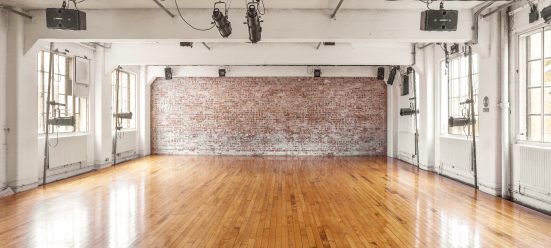 Image of empty Performance Studio at Chisenhale Dance Space